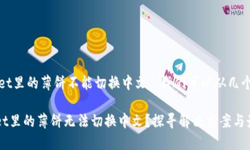 关于您提到的“tpwallet里的薄饼不能切换中文”，我们可以从几个方面进行探讨和分析。

### 为什么TPWallet里的薄饼无法切换中文？探寻解决方案与最佳实践